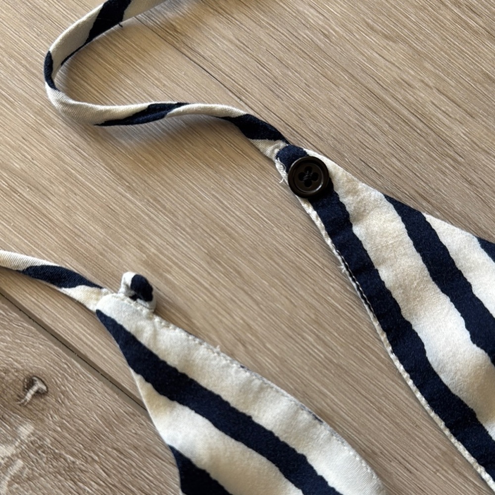 Forever 21 Navy and White Striped Maxi Dress size S - Picture 6 of 7